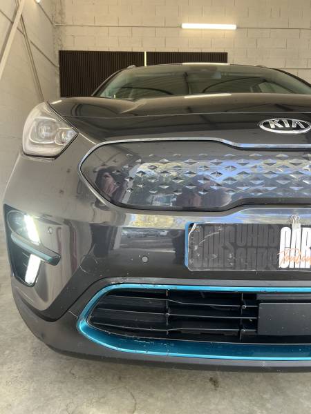 KIA e-Niro gris foncé de 204 ch 64 kWh avec 450km d'autonomie à vendre en occasion à Toulouse