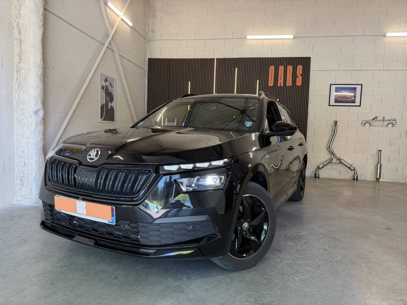 SKODA KAMIQ 1,5 150CH TSI DSG7 MONTE CARLO NOIR À TOULOUSE, SEULEMENT 32500KM TOUTES OPTIONS