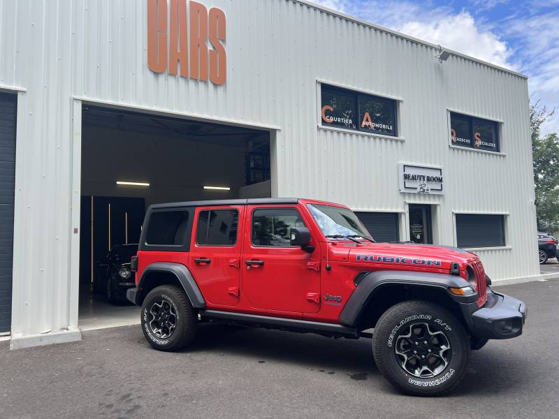 Vente véhicule hybride rechargeable d'occasion JEEP WRANGLER 4XE 380CH 2.0 à Toulouse