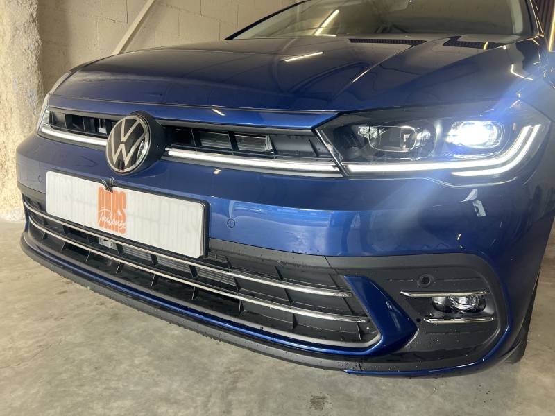 Volkswagen Polo bleu 1.0 TSI bleu avec 95ch Lounge neuve avec boite automatique sur Toulouse et alentours