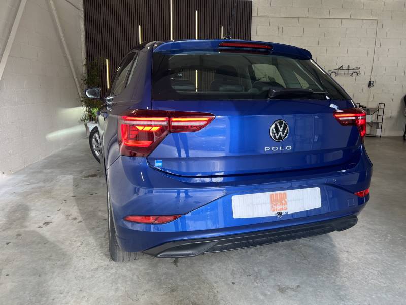 Volkswagen Polo bleu 1.0 TSI bleu avec 95ch Lounge neuve avec boite automatique sur Toulouse et alentours
