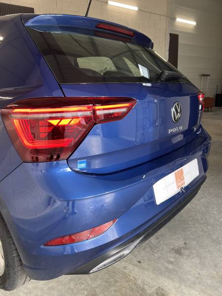 Volkswagen Polo bleu 1.0 TSI bleu avec 95ch Lounge neuve avec boite automatique sur Toulouse et alentours